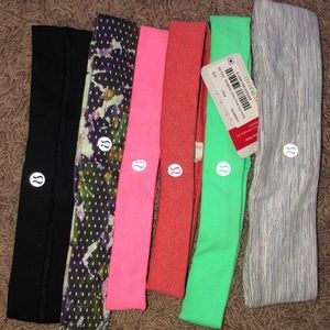 6 lululemon head bands
